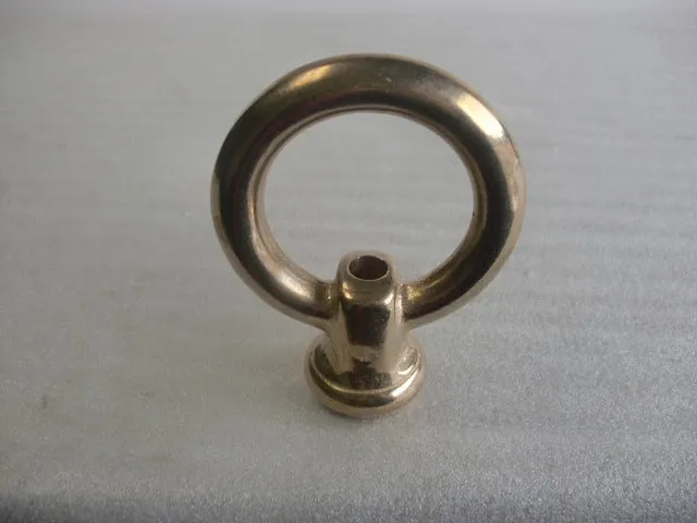 3-1/2" Heavy Brass Loop with 3/8 IPS Threading