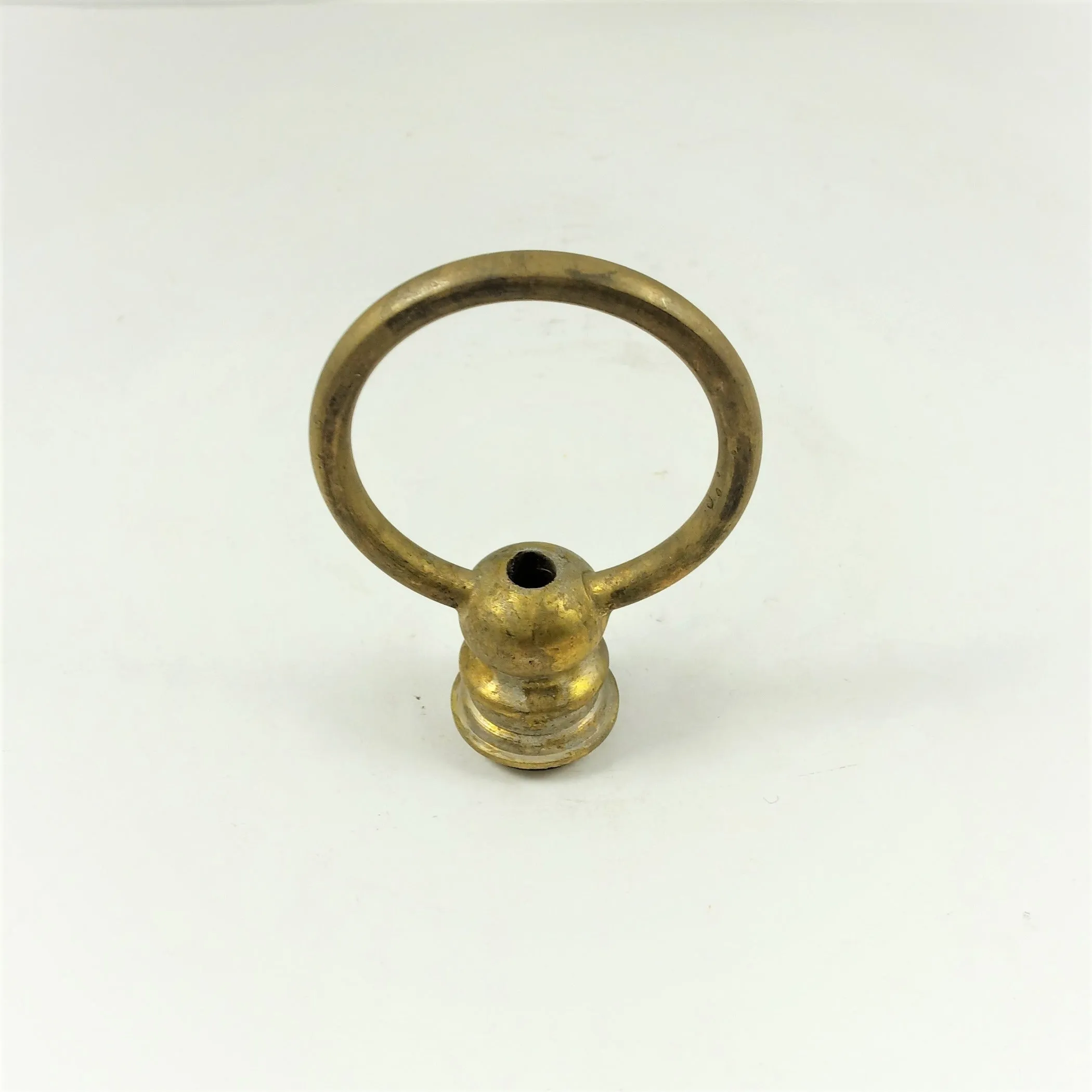 3" Heavy Brass Loop with 1/4 IPS Threading