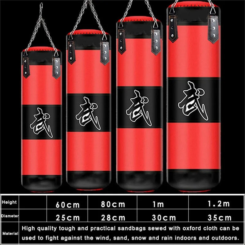 60cm-120cm Heavy Punching Sandbags, Fitness, Martial Art Training Punch Target, Adult Home Training Fitness Sandbags