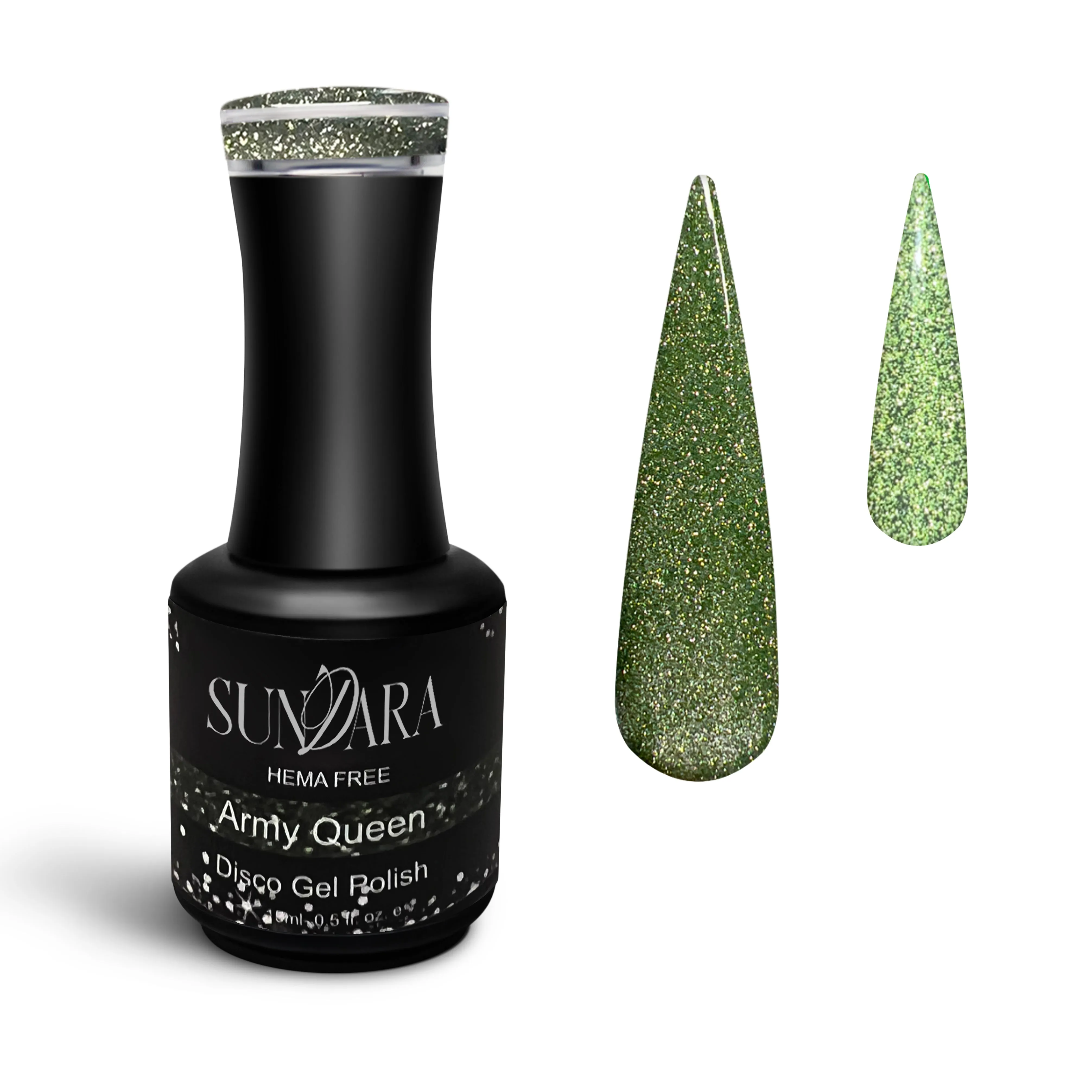 Army Queen-Reflective gel polish