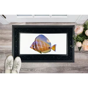 Beautiful Colored Fish Sublimation Heavy Duty Door Mat