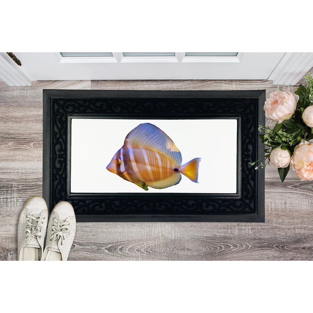 Beautiful Colored Fish Sublimation Heavy Duty Door Mat