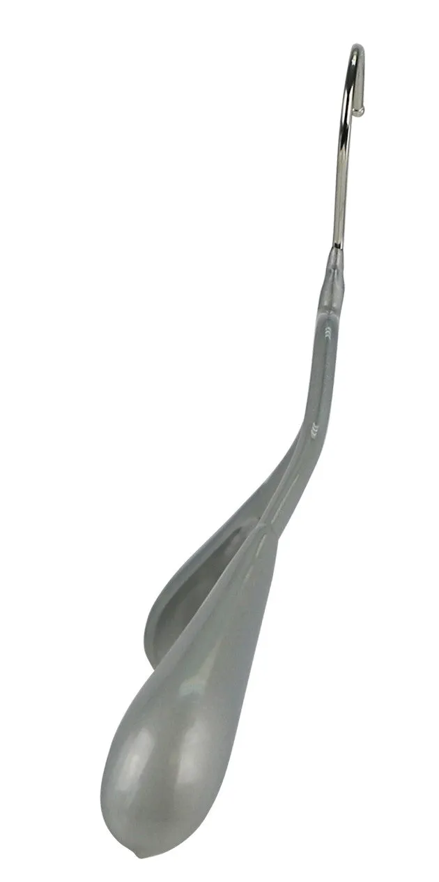 BodyForm, 46-L, Extra Wide Hanger, Silver