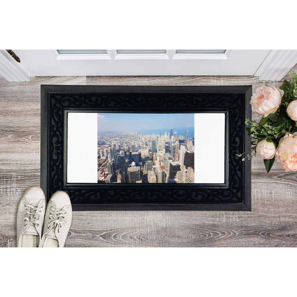 Chicago Skyline Sublimation Heavy Duty Door Mat