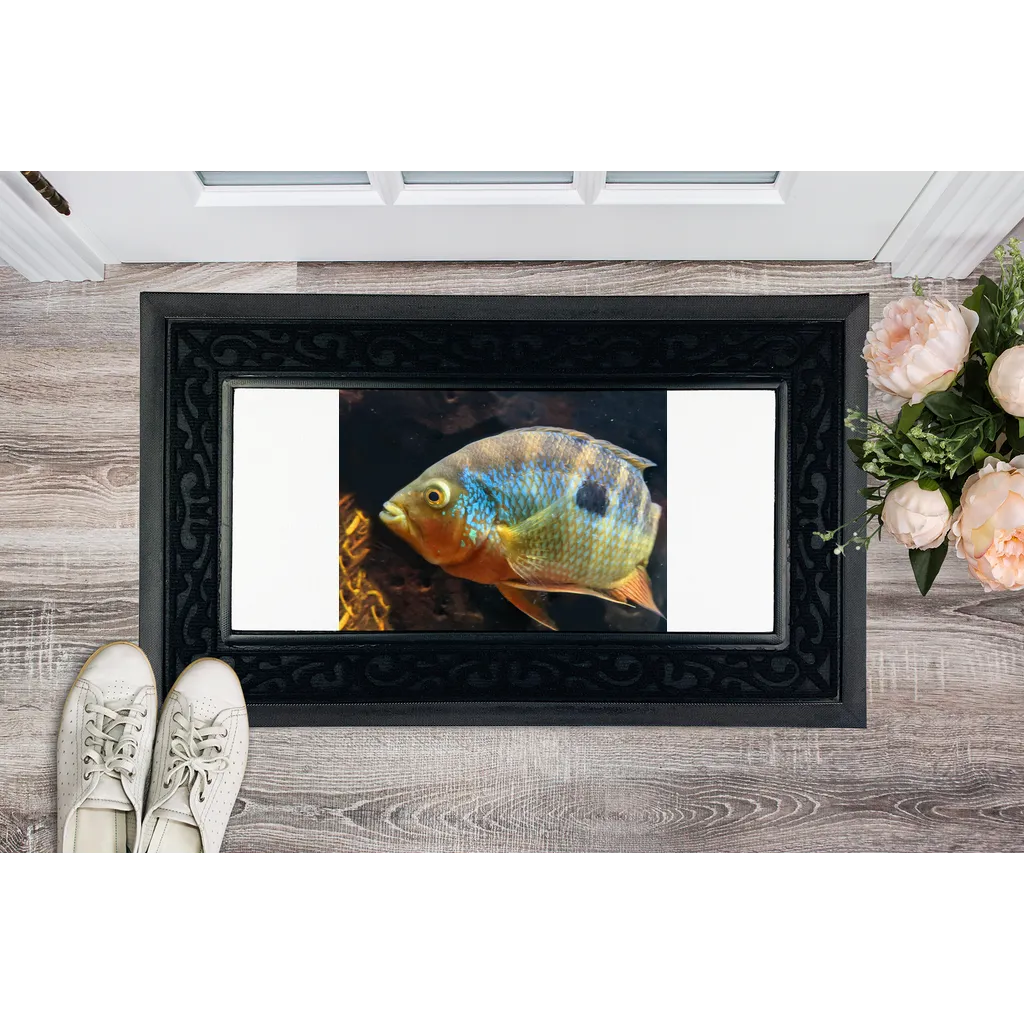 Colorful Fish Sublimation Heavy Duty Door Mat