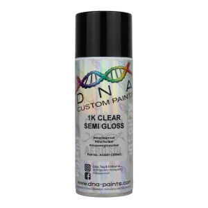 DNA PAINTS 1K Semi Gloss Clear Spray Paint 350ml Aerosol