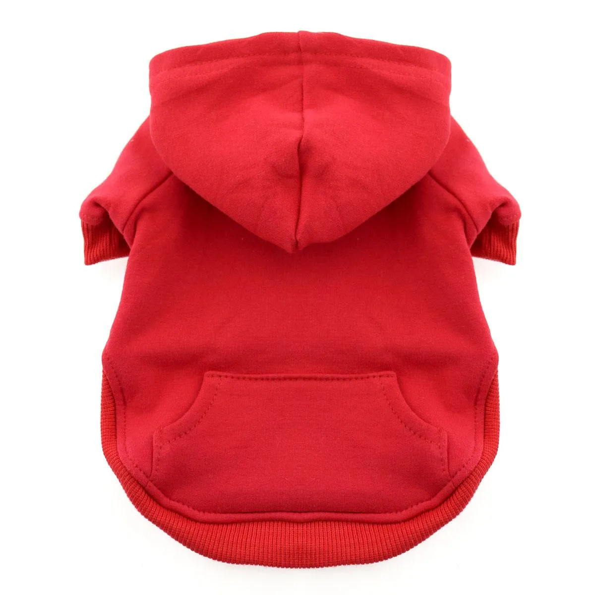 Dog Flex-fit Hoodies - Red Large (Customer Return)