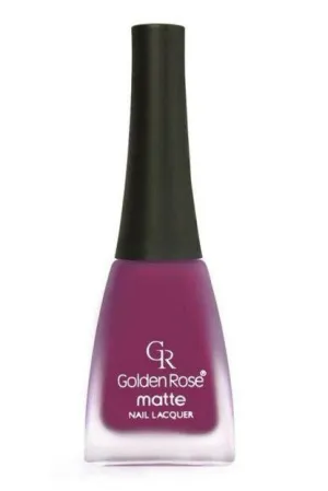 Golden Rose Nail Polish - Matte Nail Lacquer Matt