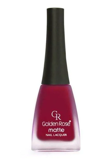 Golden Rose Nail Polish - Matte Nail Lacquer Matt