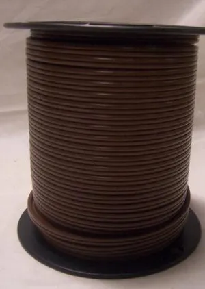 Heavy Brown Plastic Cord - Sold by the foot.