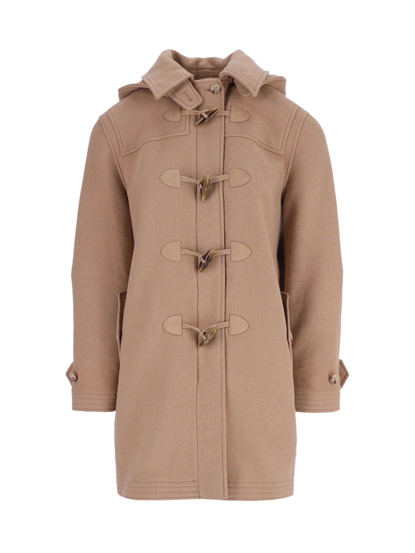 hooded duffle coat