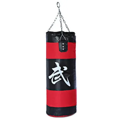 Hot Sale, 100cm Punching Bag, Empty Punching Bag with Chain, Martial Art Hollow Training Fitness Sandbag