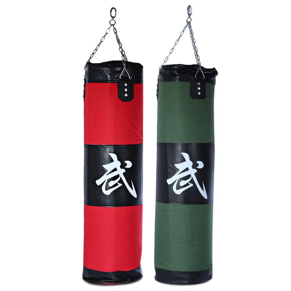 Hot Sale, 100cm Punching Bag, Empty Punching Bag with Chain, Martial Art Hollow Training Fitness Sandbag