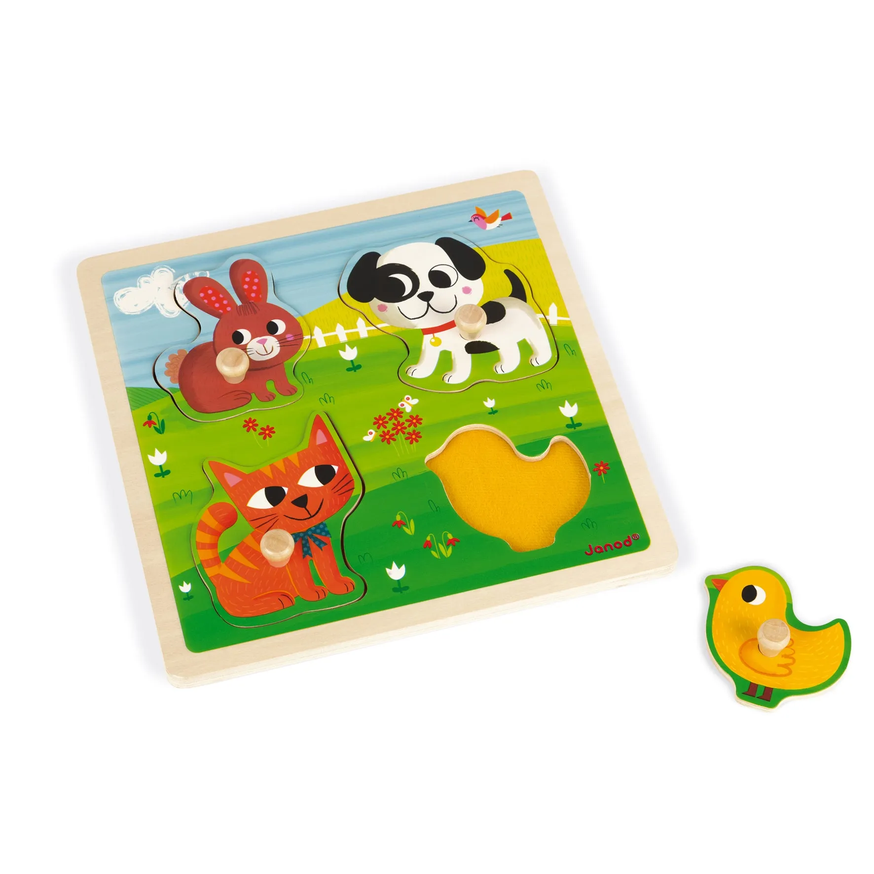 Janod Tactile Puzzle - My First Animals