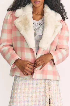 Love Shack Fancy - Dumont Jacket in Crisp Peach