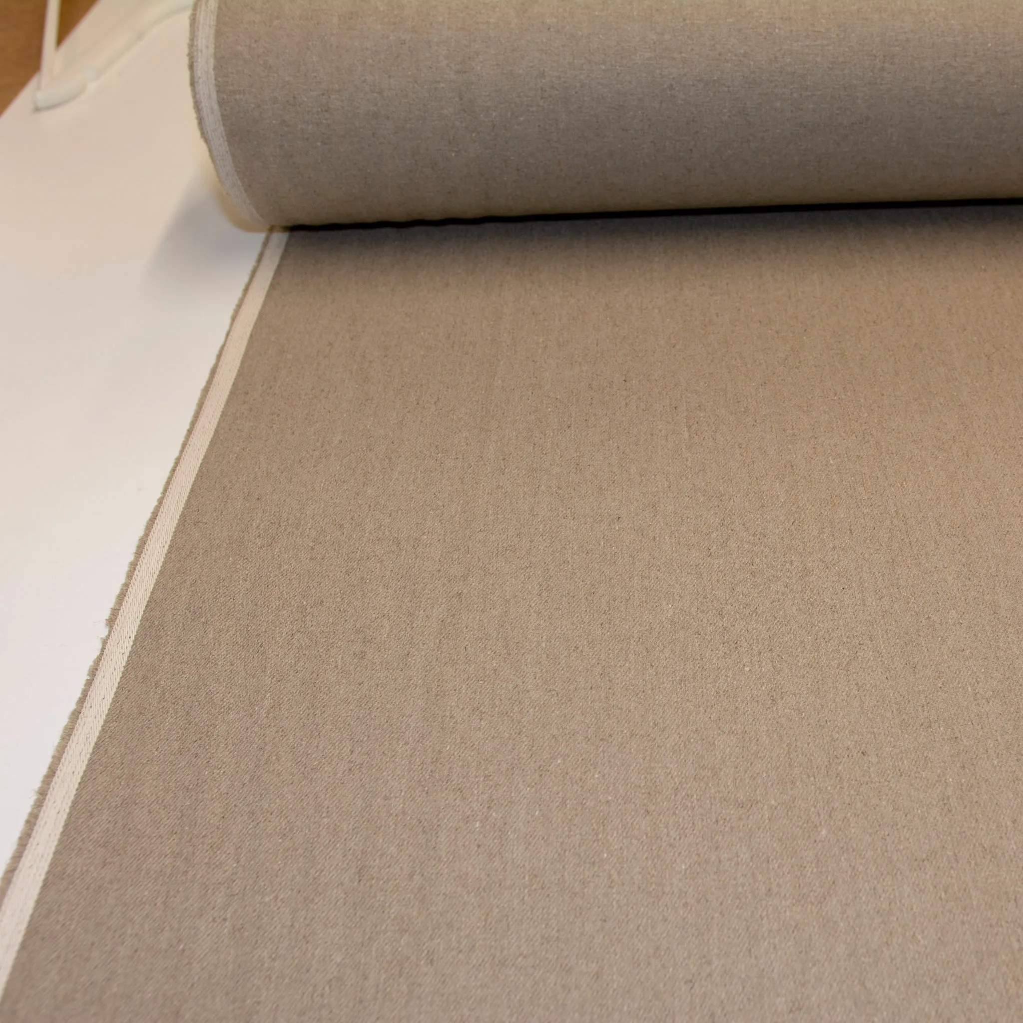 Natural Linen Fabric, Heavy 430 g/m², 155 cm