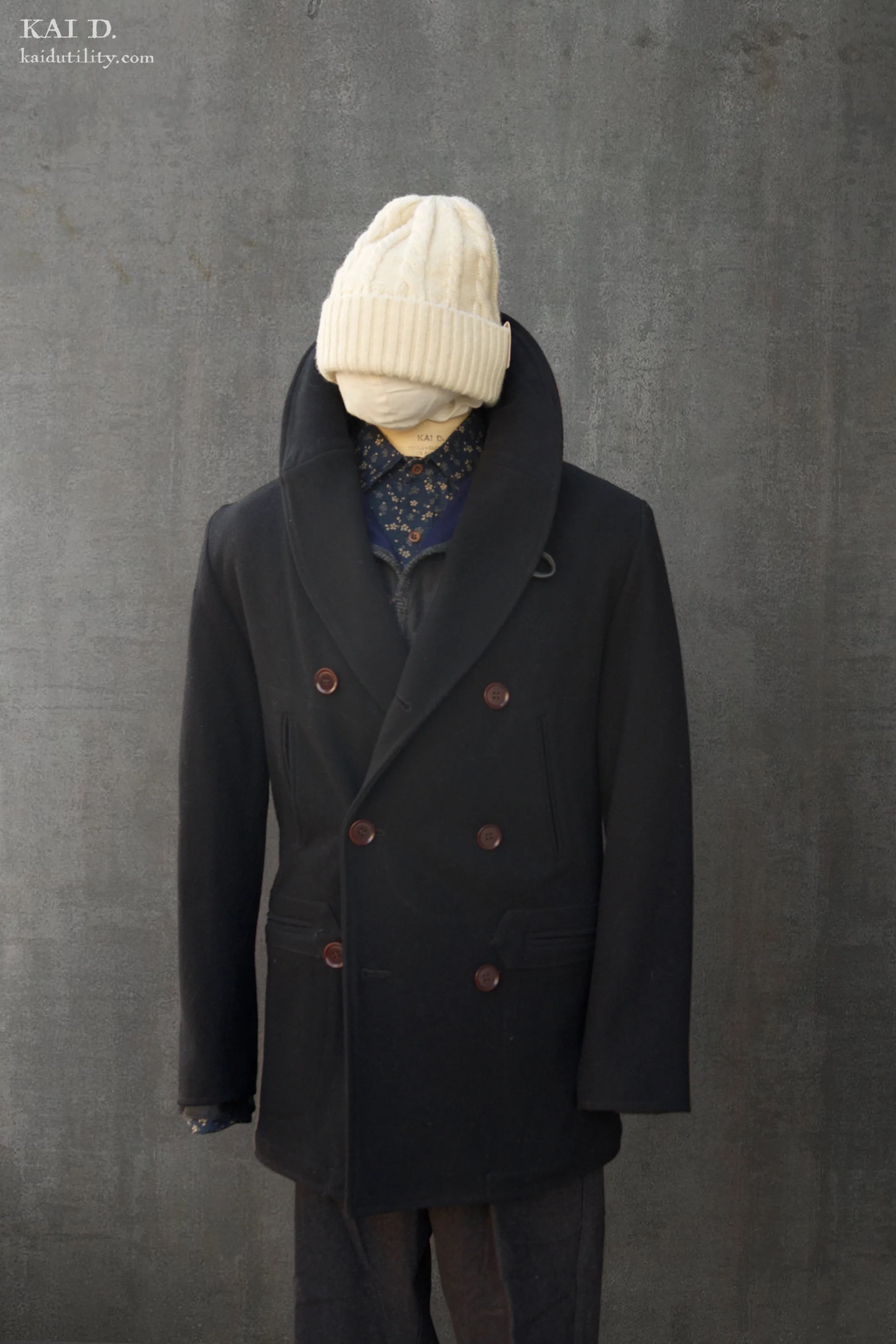 Norton Peacoat -High Twist Wool - M