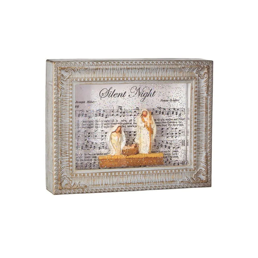 Raz Imports 2021 10-inch Holy Family Musical Lighted Picture Frame