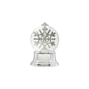 Raz Imports 2021 Snowed In 7-inch Spinning Snowflake Water Globe