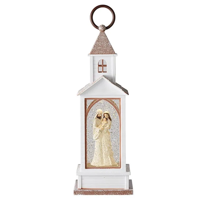 Raz Imports 2022 11.75" Holy Family Musical Lighted Water Chapel