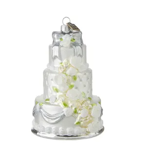 Raz Imports 2022 Eric Cortina 5.25" Wedding Cake Ornament