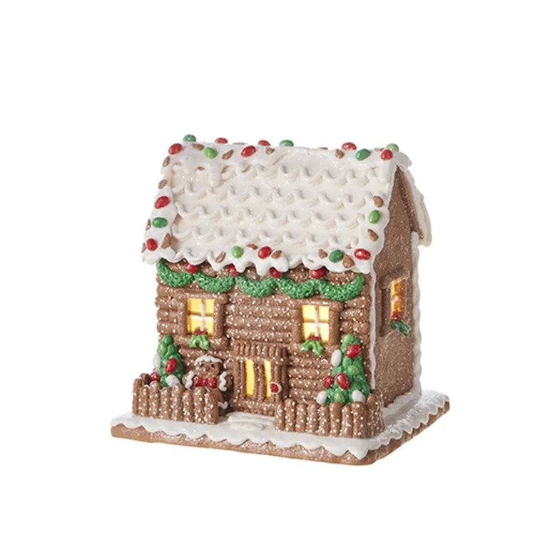 Raz Imports 2022 No Place Like Home 8.25" Lighted Pretzel House