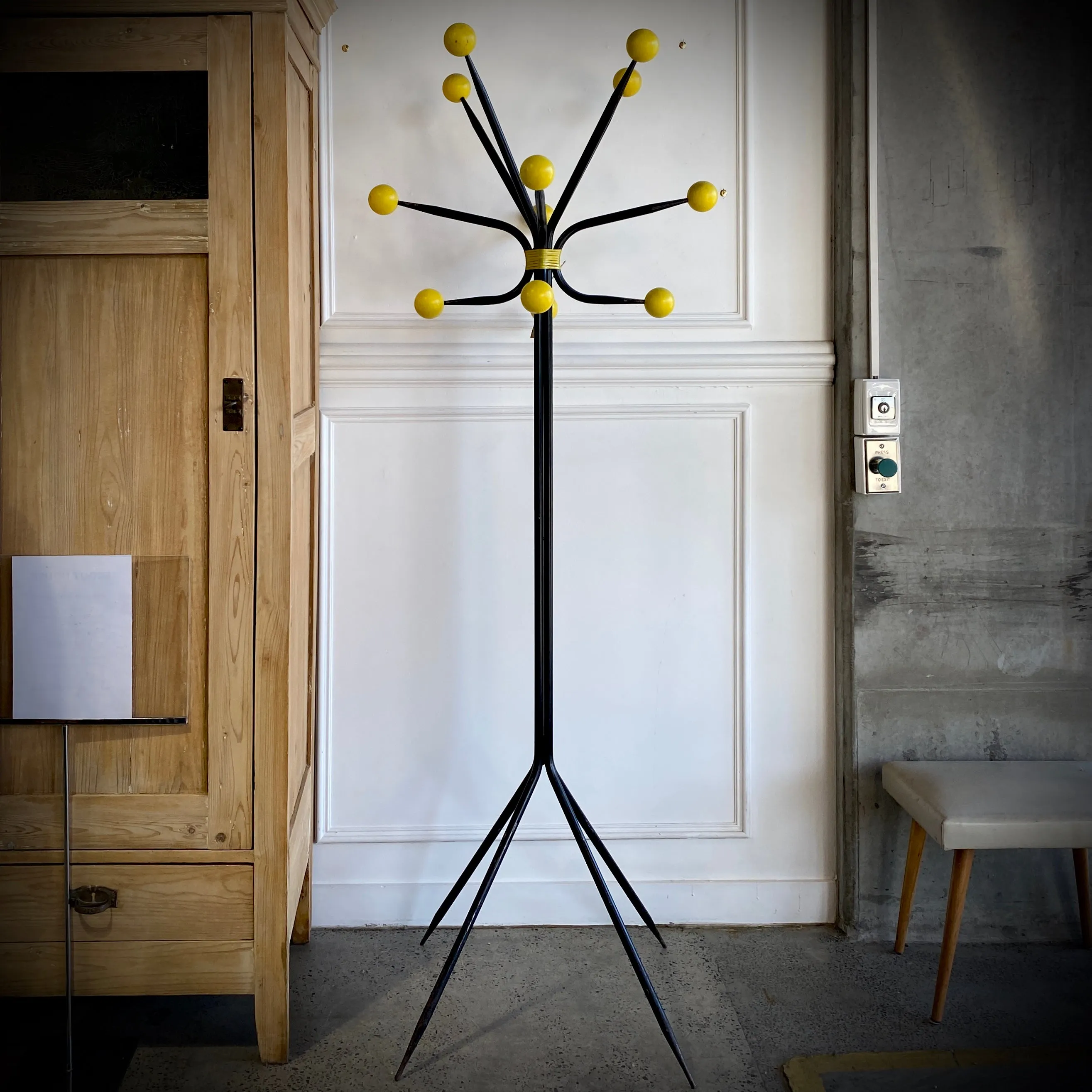 Roger Feraud Mid-Century Coat Rack