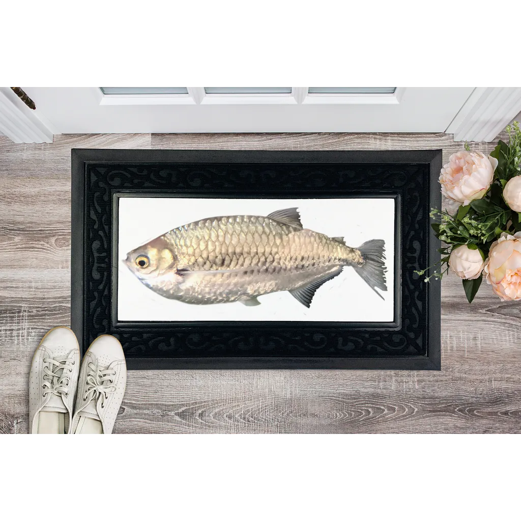 Silver Fish Sublimation Heavy Duty Door Mat