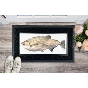 Silver Fish Sublimation Heavy Duty Door Mat