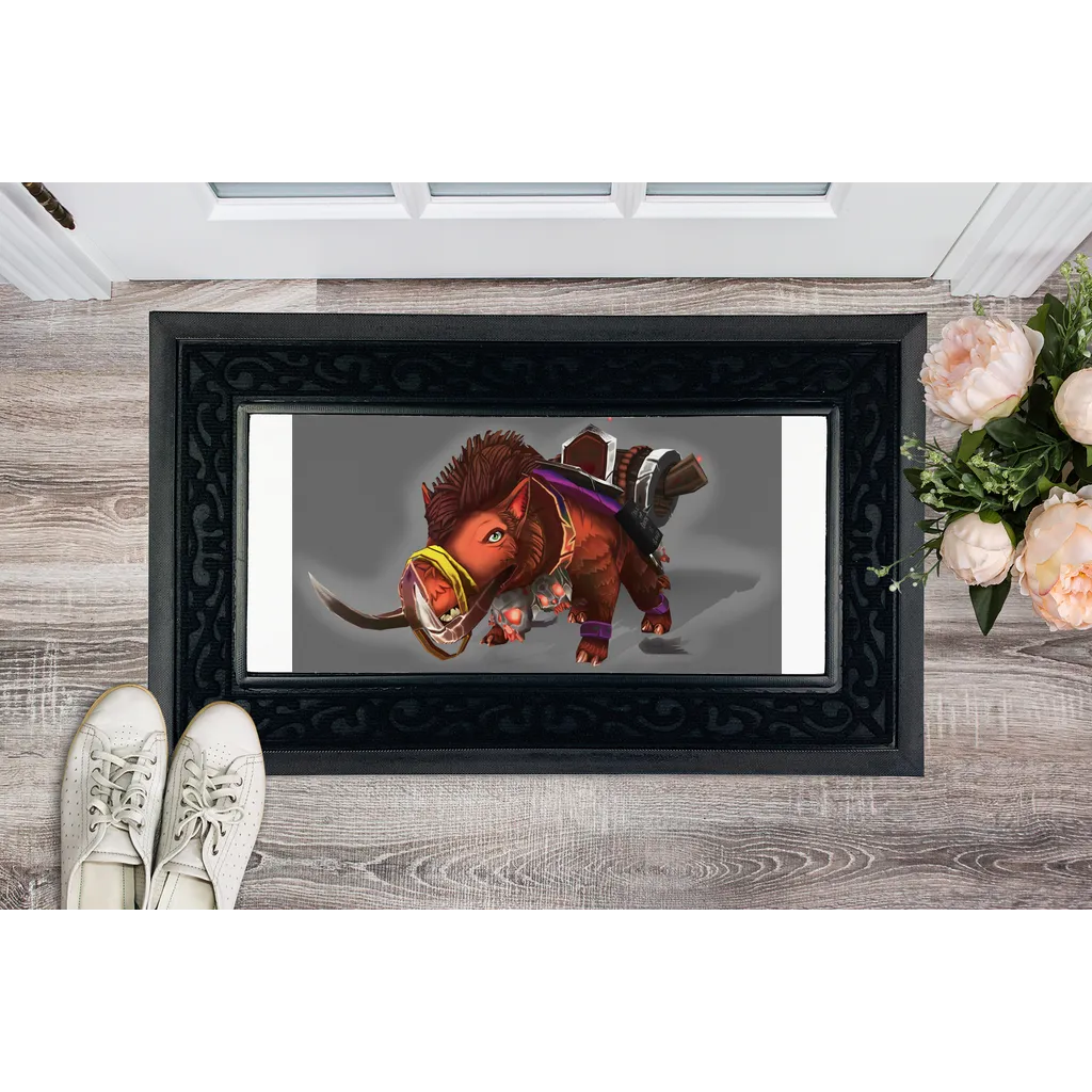 Spam The Death Mount Pig Sublimation Heavy Duty Door Mat