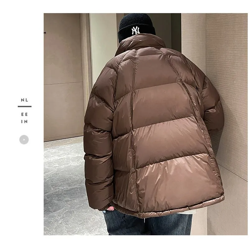 Stand-Up Collar Casual Puffer Jacket