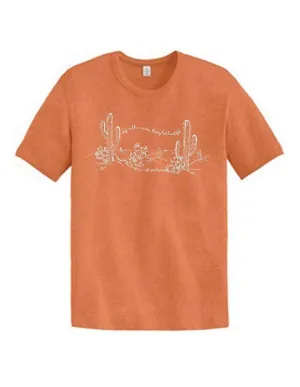 STS Ladies Cactus Tee T-Shirt Orange STS5050SO