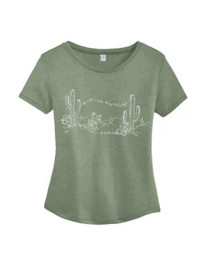 STS Ranchwear Western Shirt Women's Cactus Tee, Pine