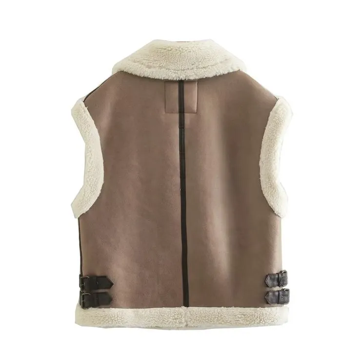 Wenkouban-Winter Outfits Christmas Naya Sleeveless Vest Jacket