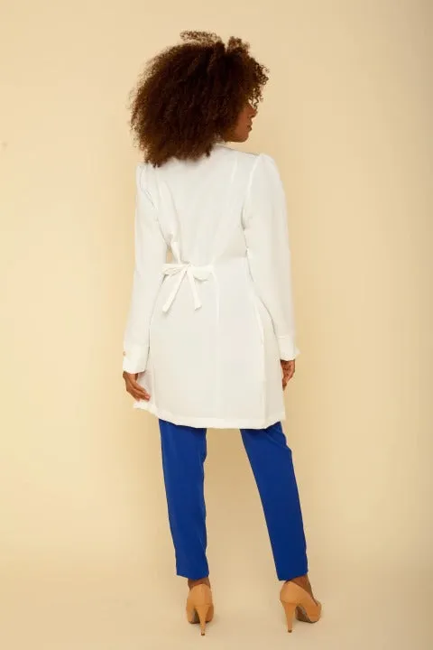 Women's Lab Coat Sleeve Anne Off White